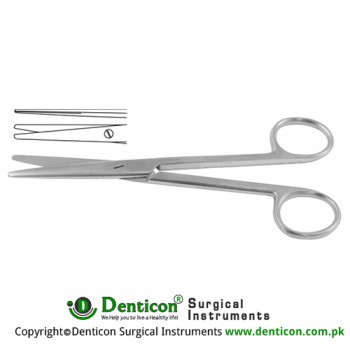 Mayo-Stille Dissecting Scissor Straight Stainless Steel, 17 cm - 6 3/4"